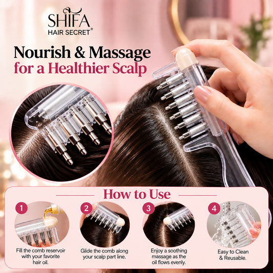 Scalp Oil Applicator Comb