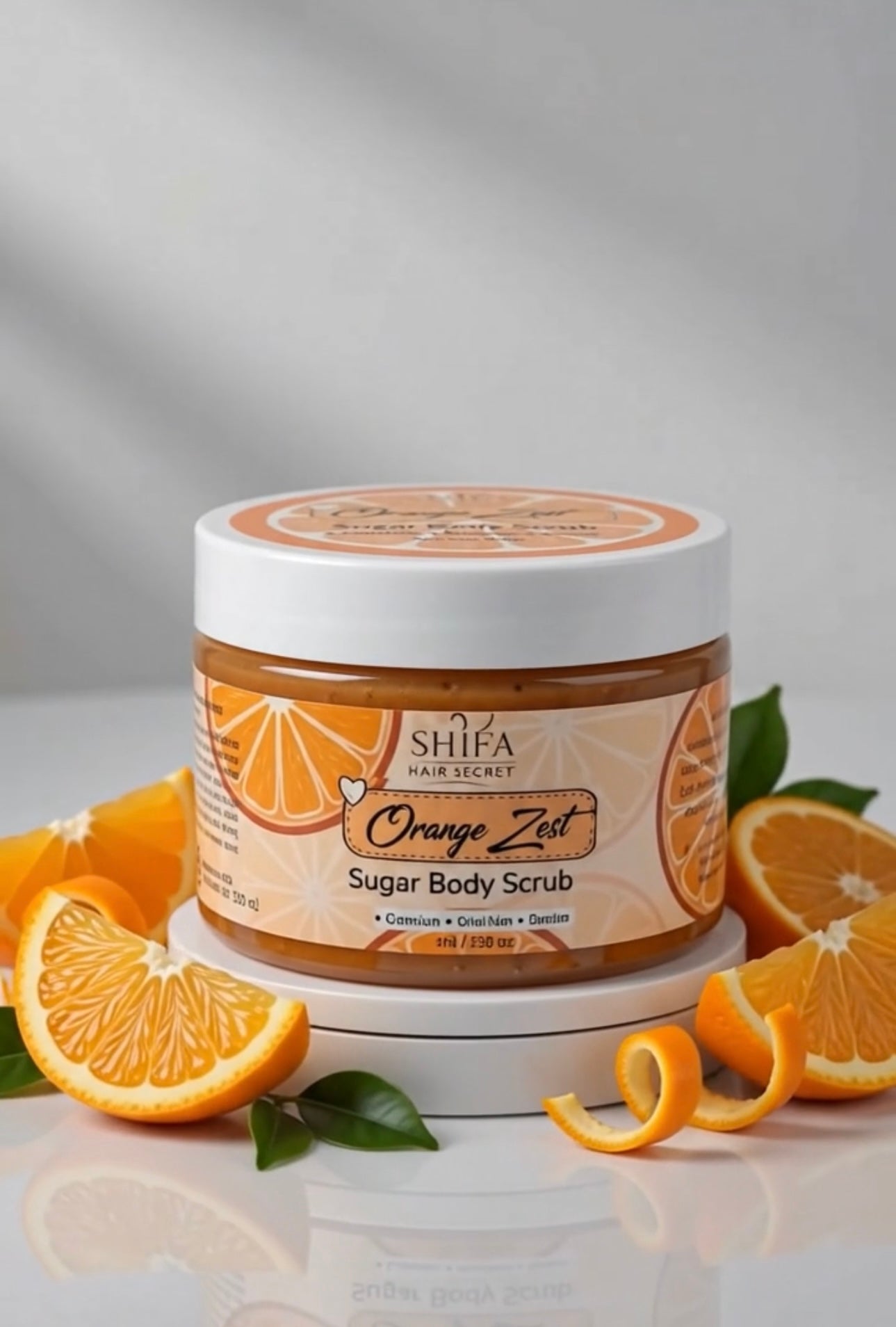 Orange Zest Sugar Body Scrub