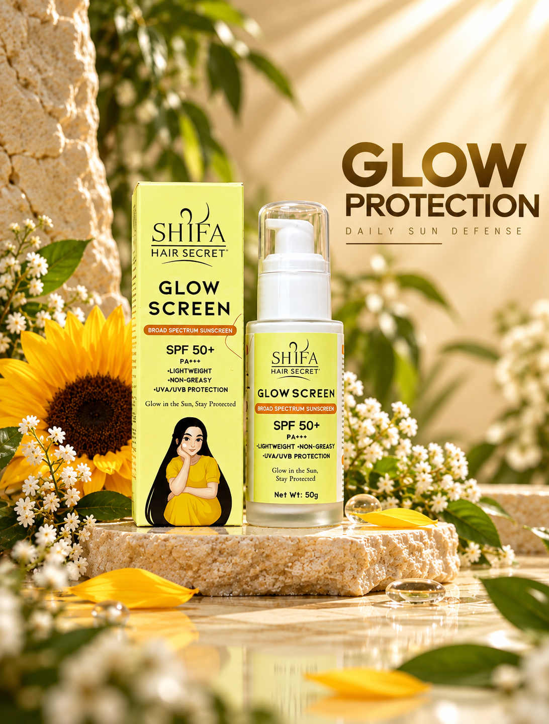 Glow Screen – Broad Spectrum Sunscreen