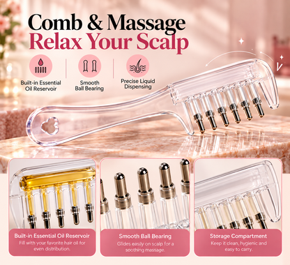 Scalp Oil Applicator Comb