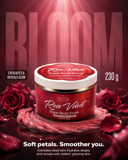 Rose Velvet Sugar Body Scrub