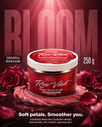 Rose Velvet Sugar Body Scrub