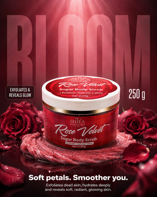 Rose Velvet Sugar Body Scrub