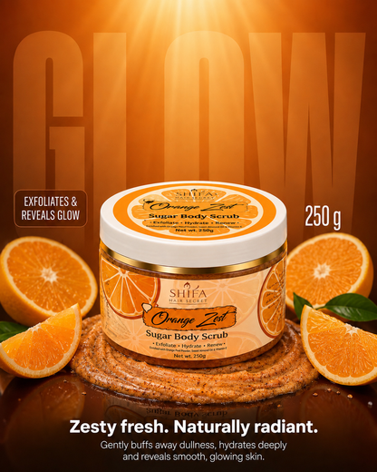 Orange Zest Sugar Body Scrub