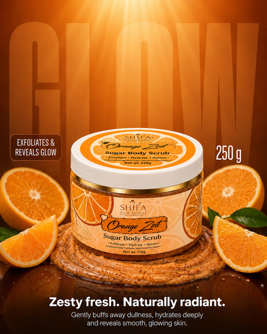 Orange Zest Sugar Body Scrub